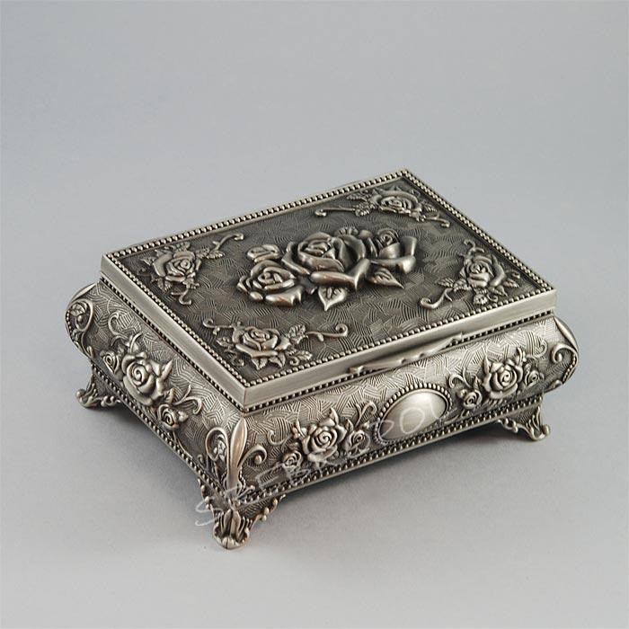 Cynowana szkatułka na biżuterię 461-4755