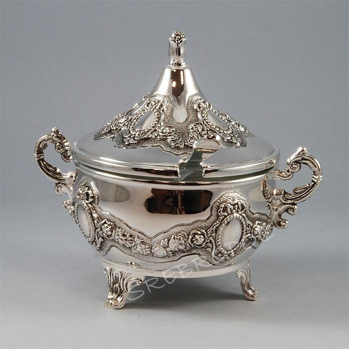 Cukiernica posrebrzana 466-7025