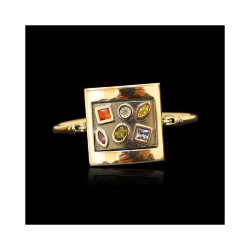 Bransoletka srebrna z cyrkoniami SA 430 16.8g