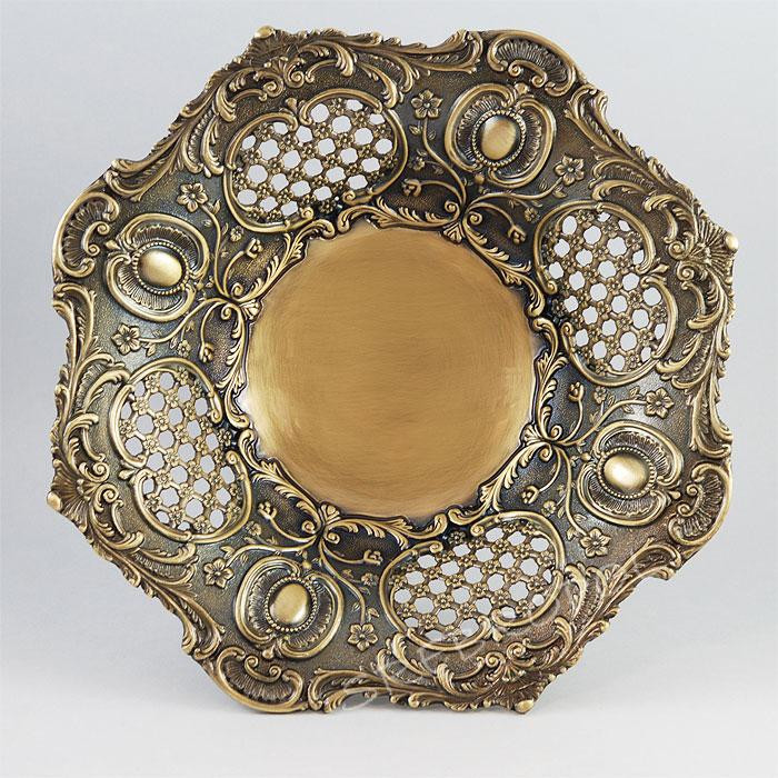 Patera na nodze mosiądzowana 466-8007