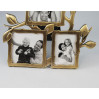 Ramka mosiądzowana na 3 zdjęcia 469-9045