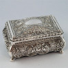 Szkatułka posrebrzana 461-4733