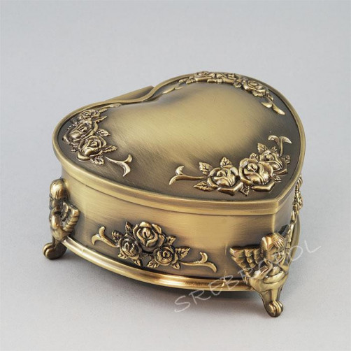 Szkatułka mosiądzowana 461-4669