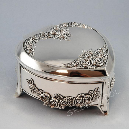 Szkatułka posrebrzana 461-4672
