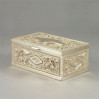 Posrebrzana kasetka, szkatułka na biżuterię 461-4524