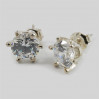Kolczyki srebrne z cyrkoniami K TU 12/5 2.4g