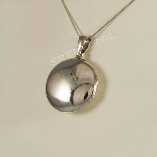 Zawieszka srebrna okrąg otwierany W-PU JA 74/5