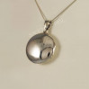 Zawieszka srebrna okrąg otwierany W-PU JA 74/5