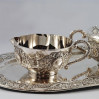 Komplet posrebrzany cukiernica i mlecznik SO.8801