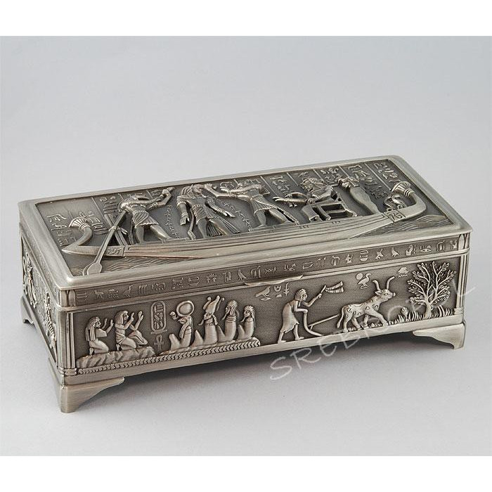 Cynowana kasetka na biżuterię 472-4341