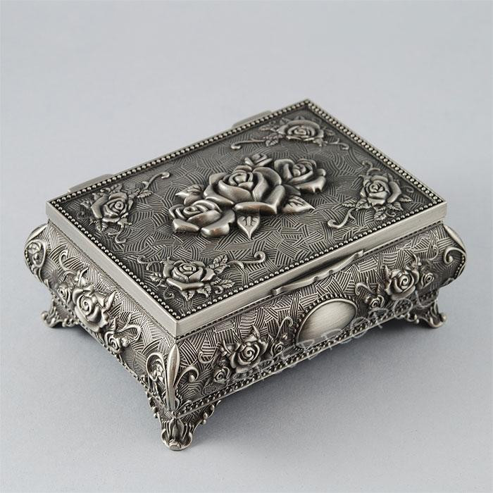 Cynowana szkatułka na biżuterię 461-4757