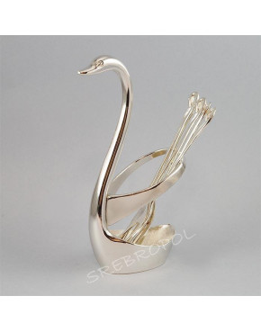 Komplet 6 widelczyków z łabędziem 462-2275