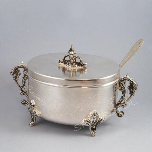 Cukiernica platerowana z szufelką P-E5910/A + P-38