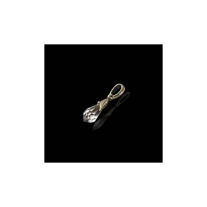 Zawieszka srebrna z kryształem górskim W-28 MZ 11/0 2.2g