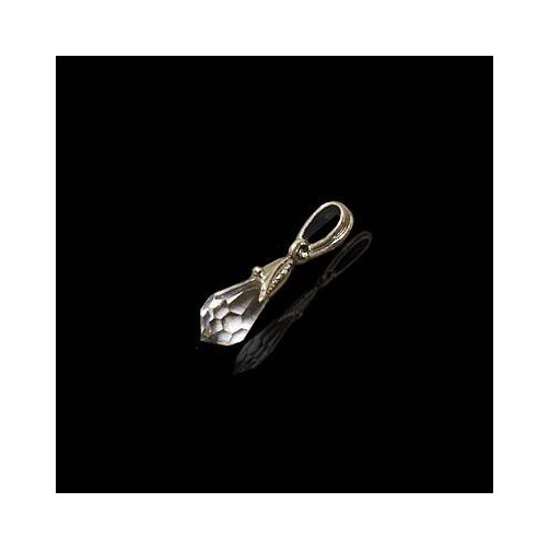 Zawieszka srebrna z kryształem górskim W-28 MZ 11/0 2.2g