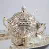 Komplet posrebrzany cukiernica i mlecznik 466-7215