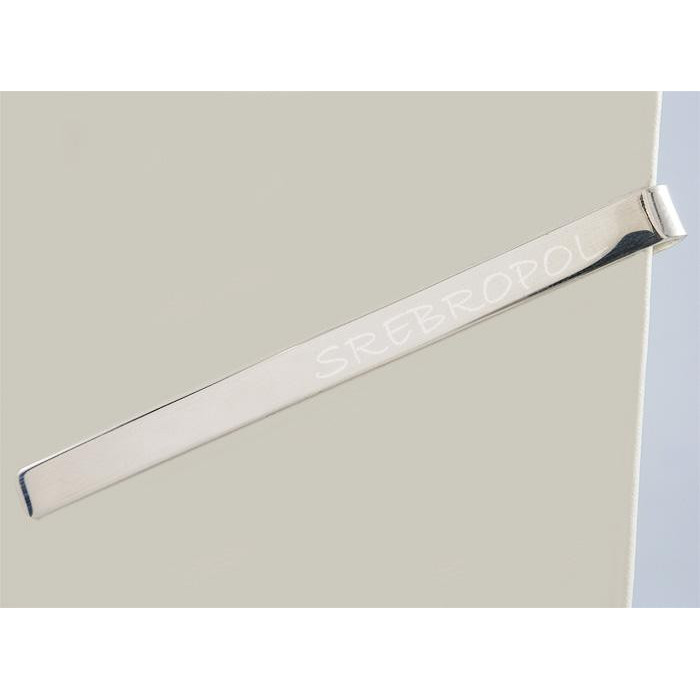 Srebrna spinka do krawata połysk KW 29/0