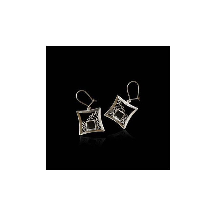 Kolczyki srebrne z onyxem K-13 BA 29/5 6.9g