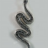 Zawieszka srebrna wąż z markazytami ZS 99/T