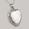 Zawieszka srebrna serce otwierane 69/T
