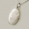 Zawieszka srebrna owal otwierany 39/T