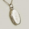 Zawieszka srebrna owal otwierany 39/T