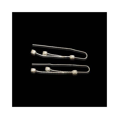 Kolczyki srebrne z cyrkoniami K TU 27/5 4.5g