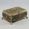 Mosiądzowana szkatułka na biżuterię 466-8110