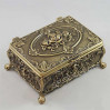 Mosiądzowana szkatułka na biżuterię 466-8110