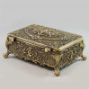 Mosiądzowana szkatułka na biżuterię 466-8112